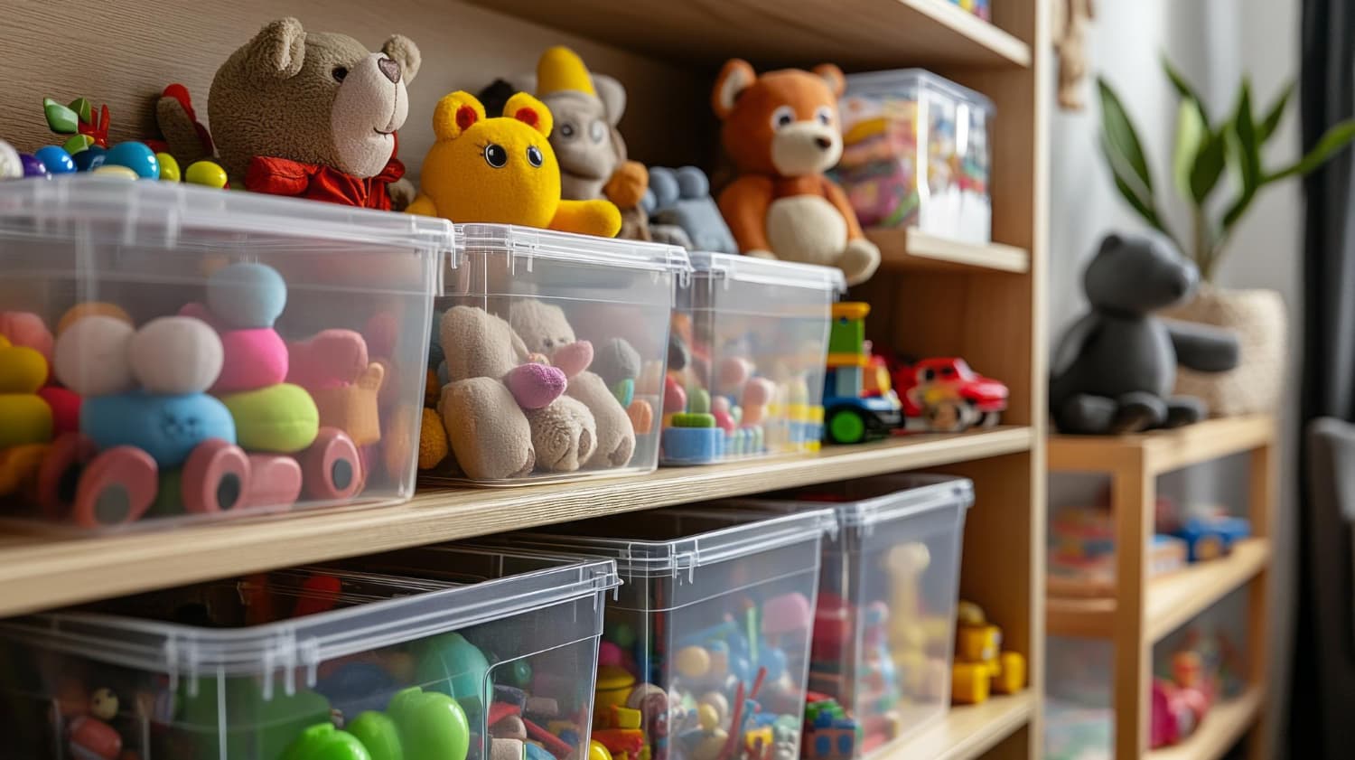 organizar y almacenar juguetes